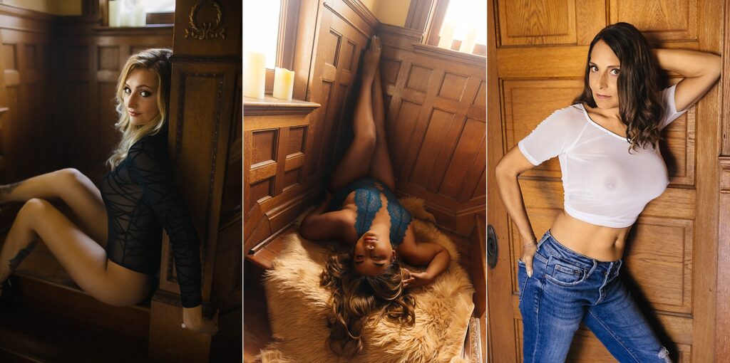 st louis boudoir photography studio in the grand foyer